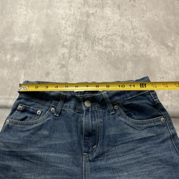 Levis Jeans Student 14Reg 27x29 Medium Wash 505 Regular Straight Leg Denim - Picture 5 of 10